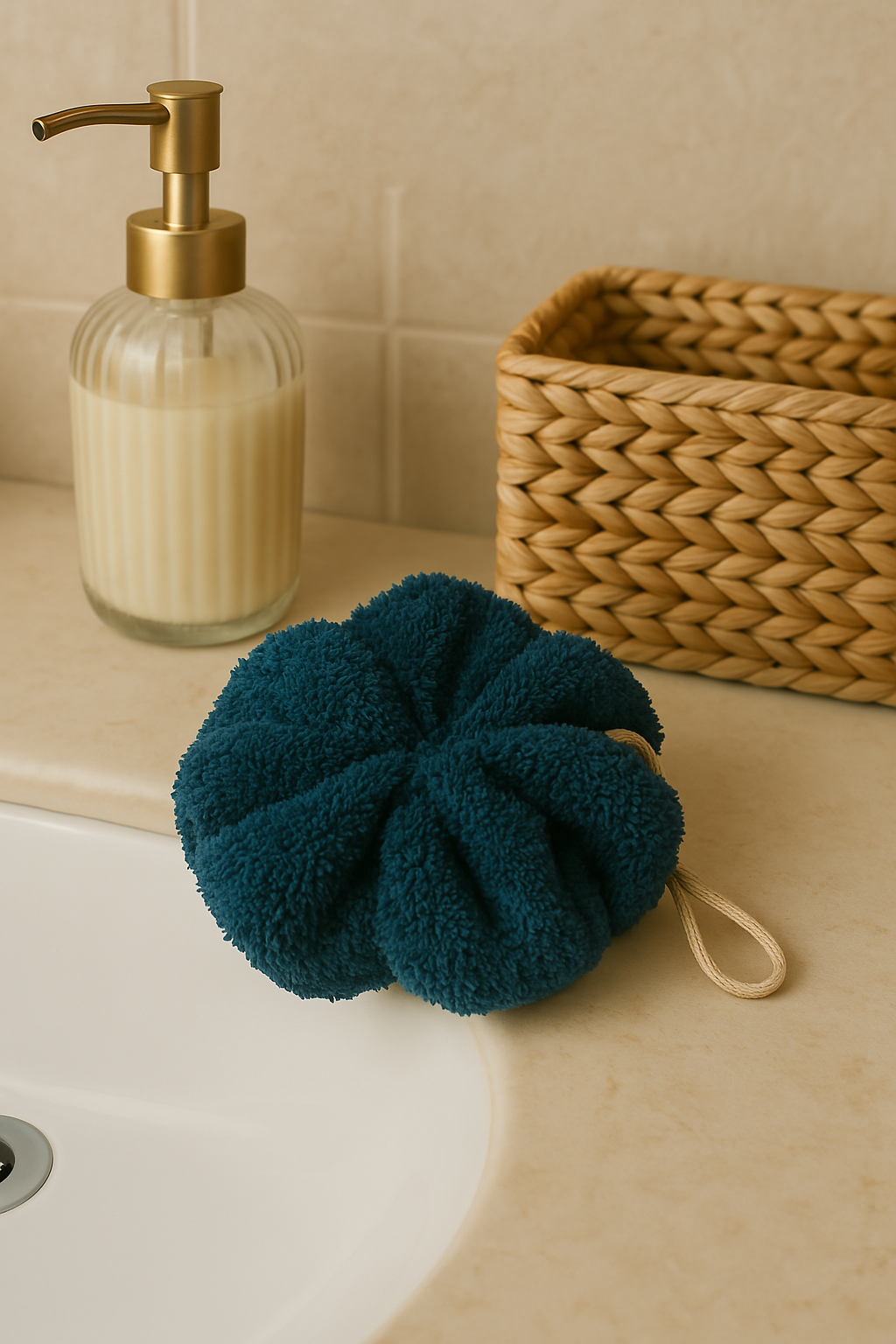 Fleurs de douche lavable