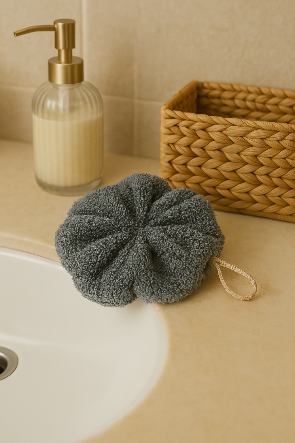 Fleurs de douche lavable