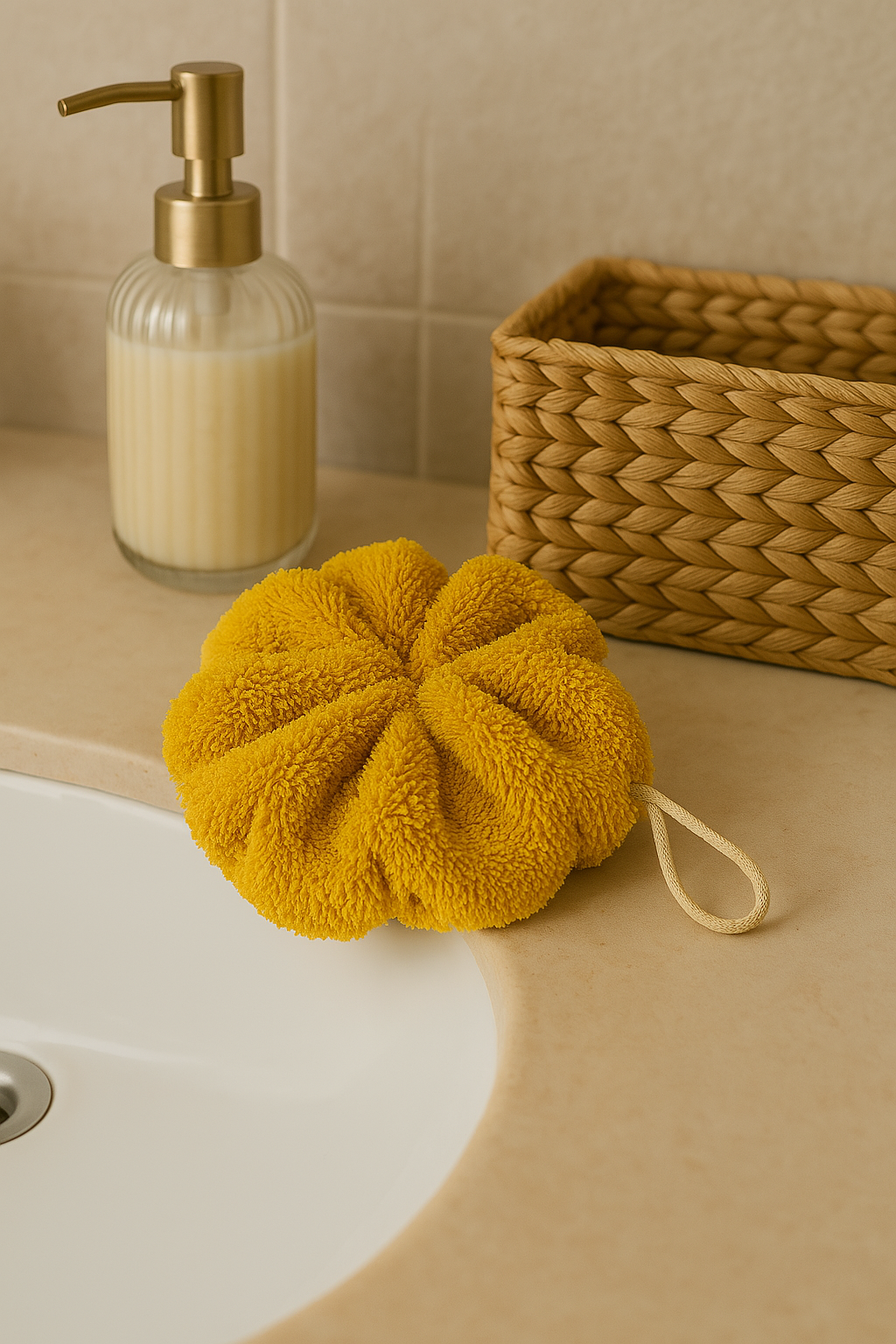 Fleurs de douche lavable